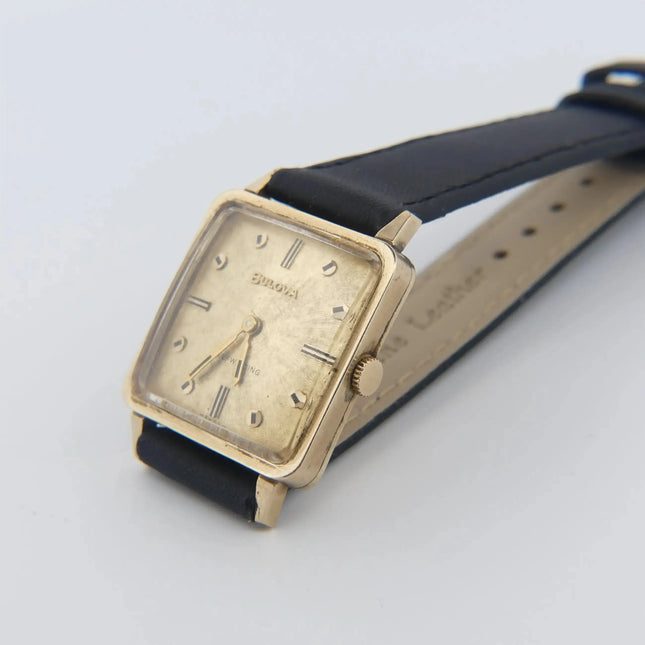 1968 BULOVA Automatic ’Edwardian’ Vintage Square Dress Watch - UHR