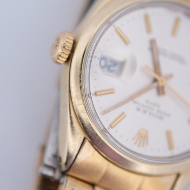 1974 Rolex Oyster Perpetual Date Ref. 1550 with White Dial